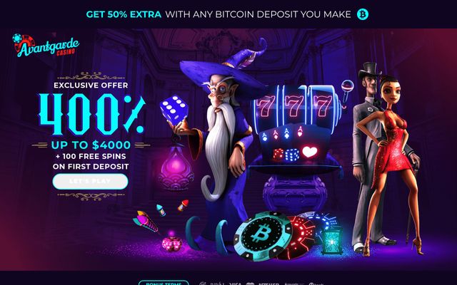 Avantgarde Casino Homepage Image