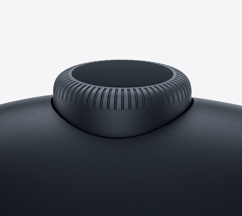 Tampilan close-up digital crown AirPods Max.