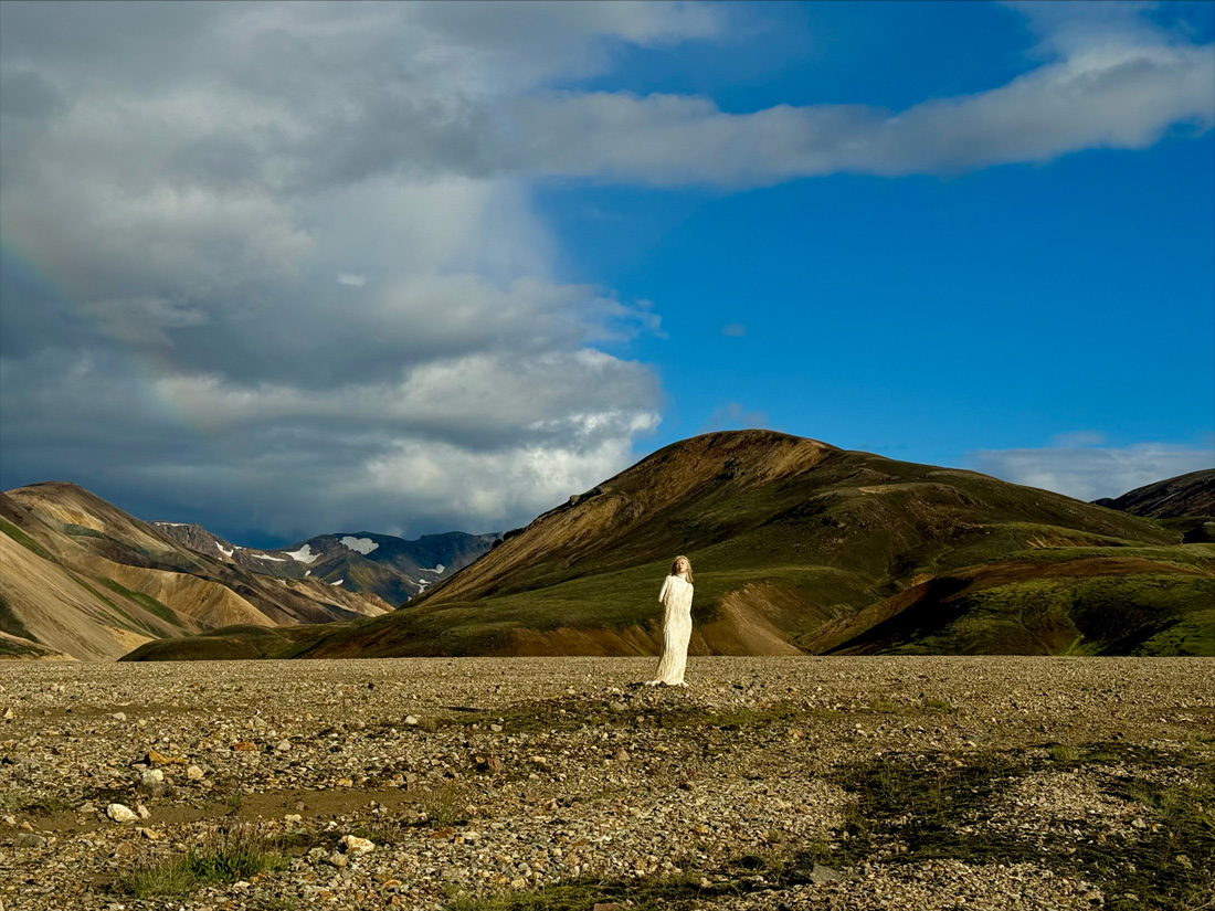 Photo d’un paysage montrant le réglage téléobjectif 2x