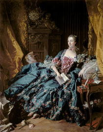 Madame de Pompadour by Francois Boucher