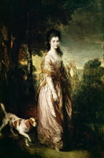 Portrait of Mrs. Lowndes-Stone  by Thomas Gainsborough