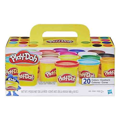 Play Doh Super Colour Can 20 Pack