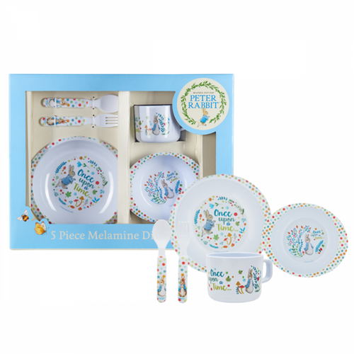 Peter Rabbit 5 Piece Melamine Dinner Set