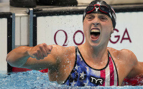 Katie Ledecky Race Moment HD Desktop Wallpaper