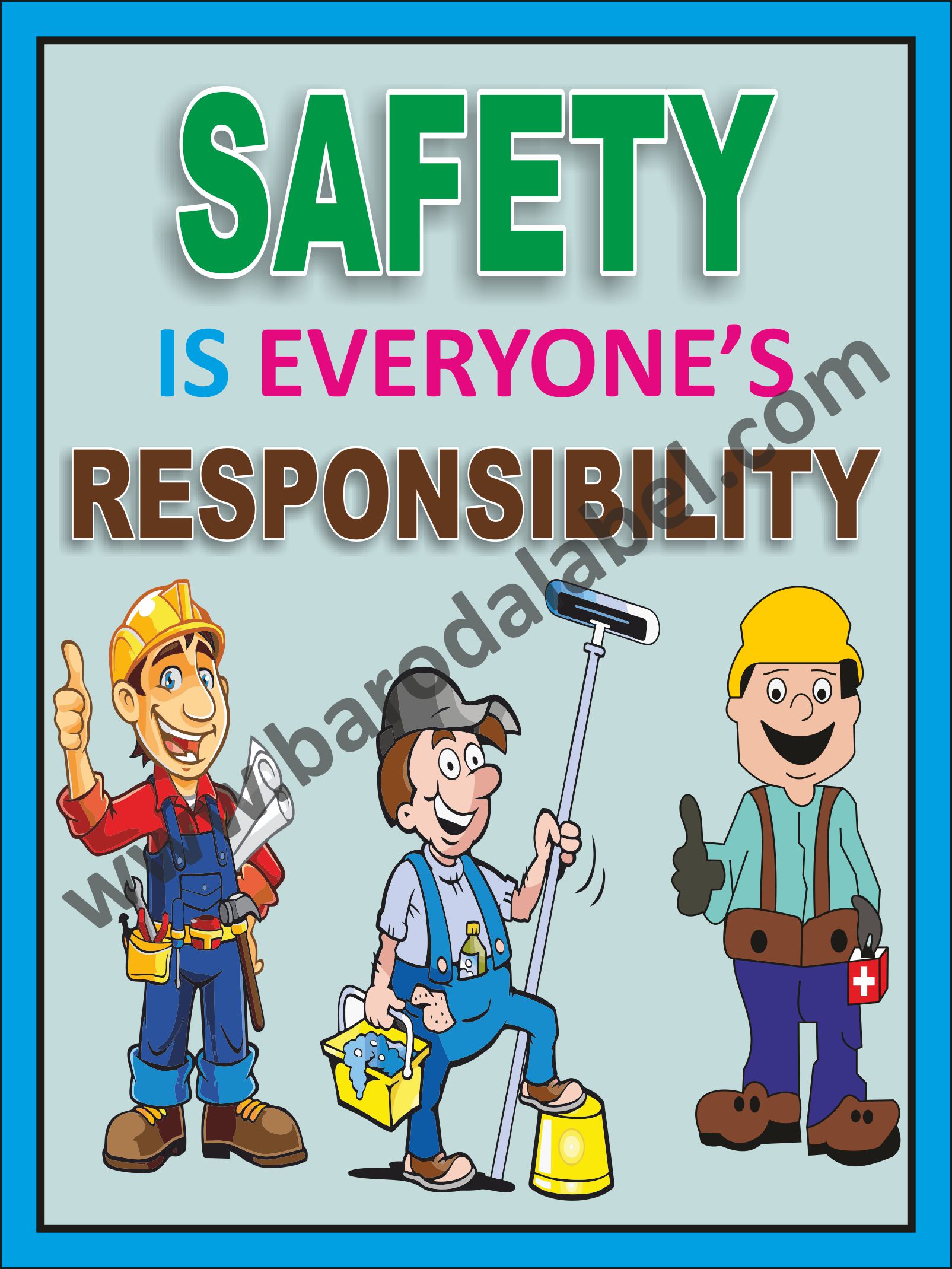 Safety Poster Baroda Label Mfg Co - vrogue.co