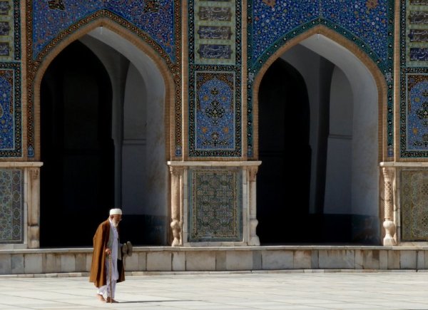 Friday mosque calm