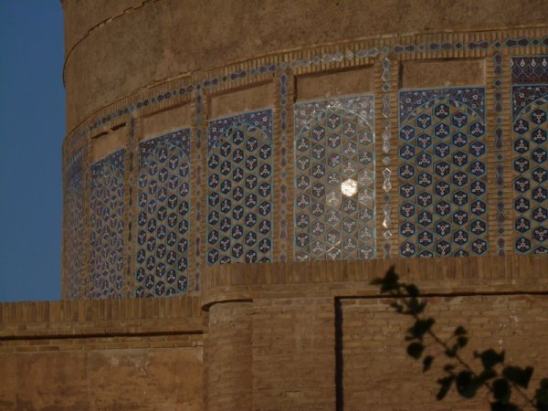 Decoration on Gowhar Shad mausoleum