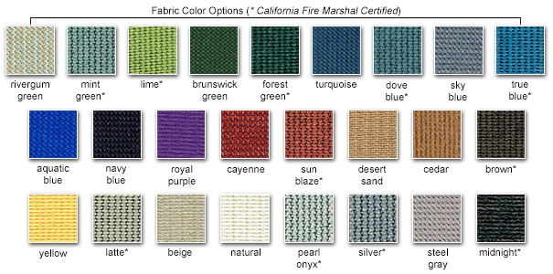 Fabric Color Options