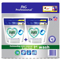 Fairy Professional Non Bio Allin1 Pods Washing Tablets, 100 washes