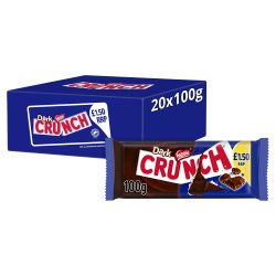 Crunch Dark Chocolate Sharing Bar 100g PMP £1.50