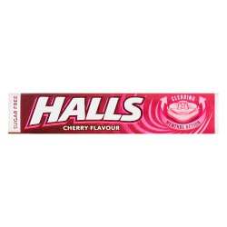 Halls Clearing Menthol Action Cherry Flavour 32g