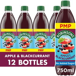 Robinsons Apple & Blackcurrant No Added Sugar Squash PMP 750ml