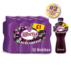 Ribena Blackcurrant Juice Drink 500ml £1 PMP