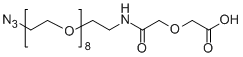 2-((Azido-PEG8-carbamoyl)methoxy)acetic acid