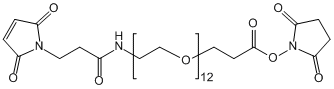 Mal-NH-PEG12-NHS