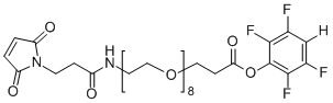 Mal-NH-PEG8-TFP