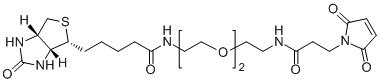 Biotin-PEG2-NH-Mal