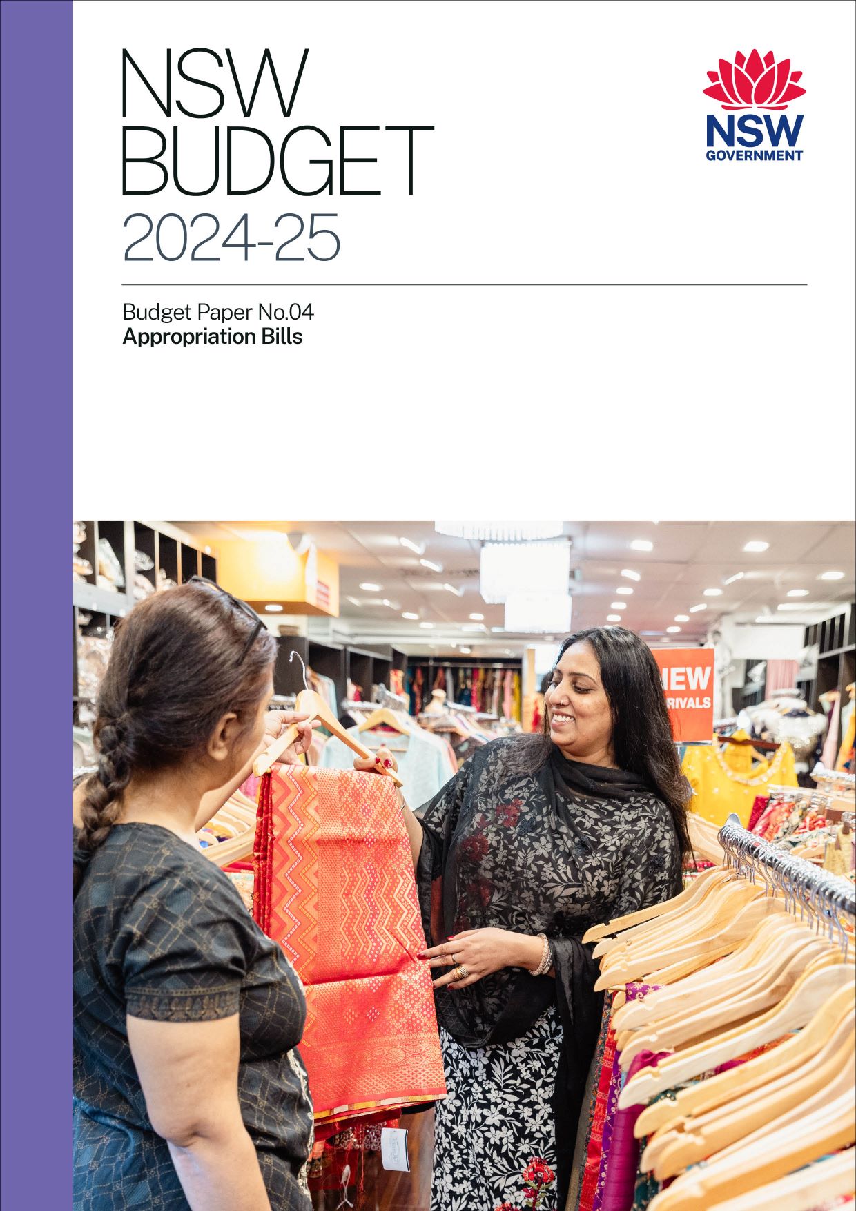 NSW Budget 2024-25 Appropriation Bills Cover