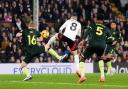 Fulham’s Harry Wilson scores their side’s first goal of the game during the Premier League match at Craven Cottage, London. Picture date: Monday November 4, 2024.