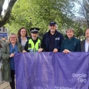 Bury leaders celebrate the borough being awarded Purple Flag status again