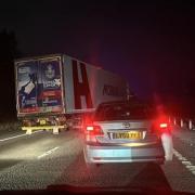 Traffic on M65 Image: Andy Fitzgerald