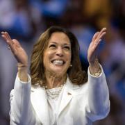 Democratic presidential nominee Kamala Harris (Stephen B Morton/AP)