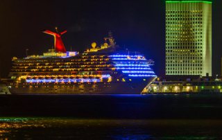 A Cruise Ship's Early Morning Arrival