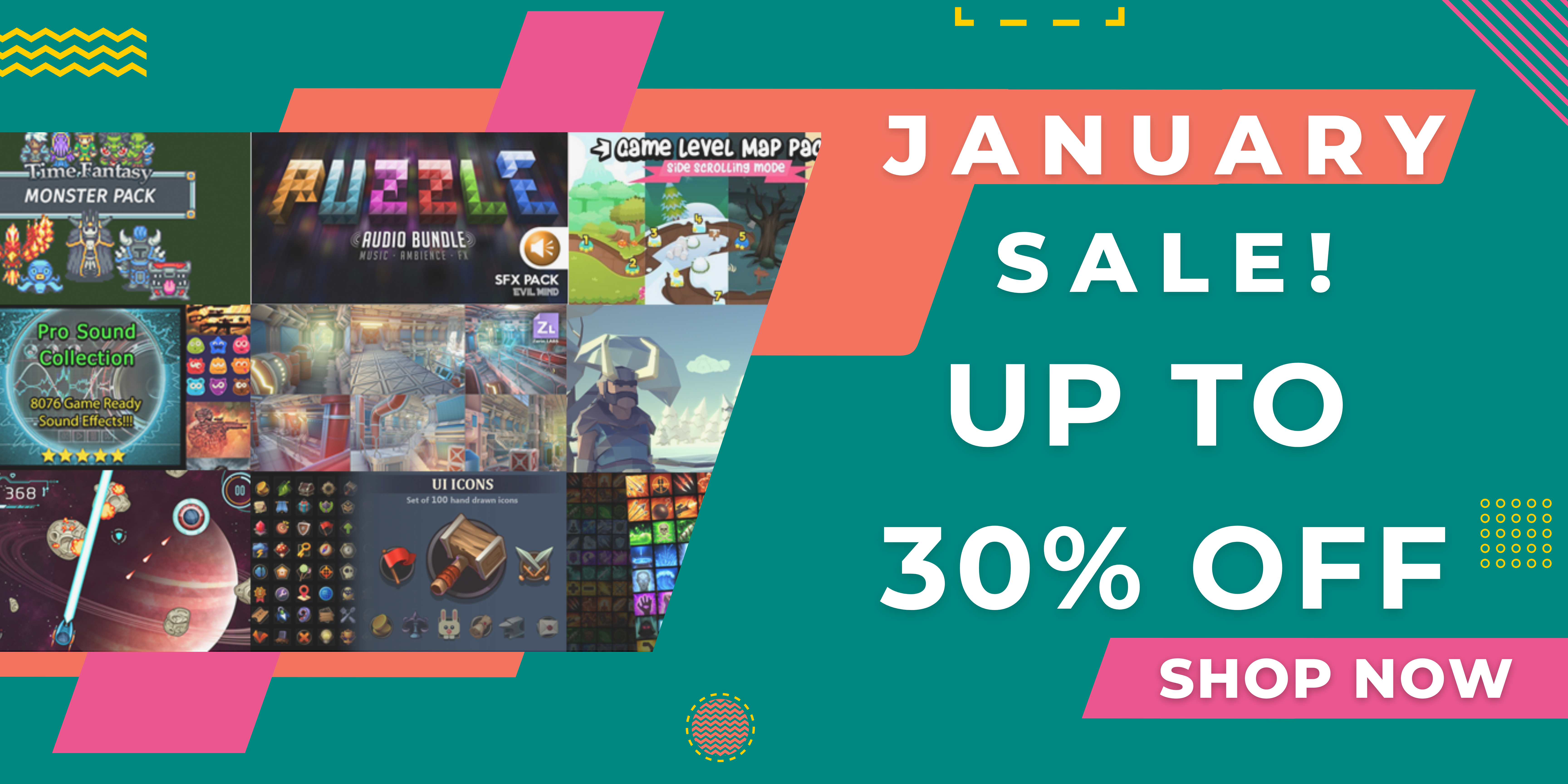 January Sale Popout