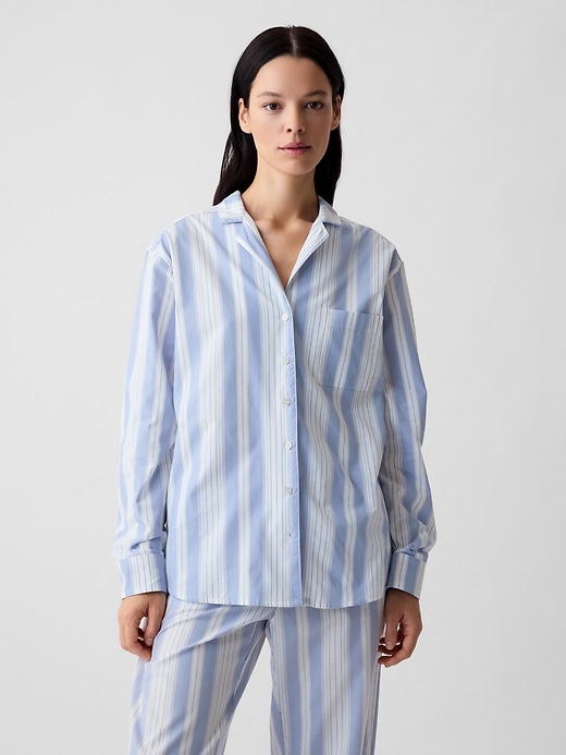 Image number 1 showing, Poplin PJ Shirt