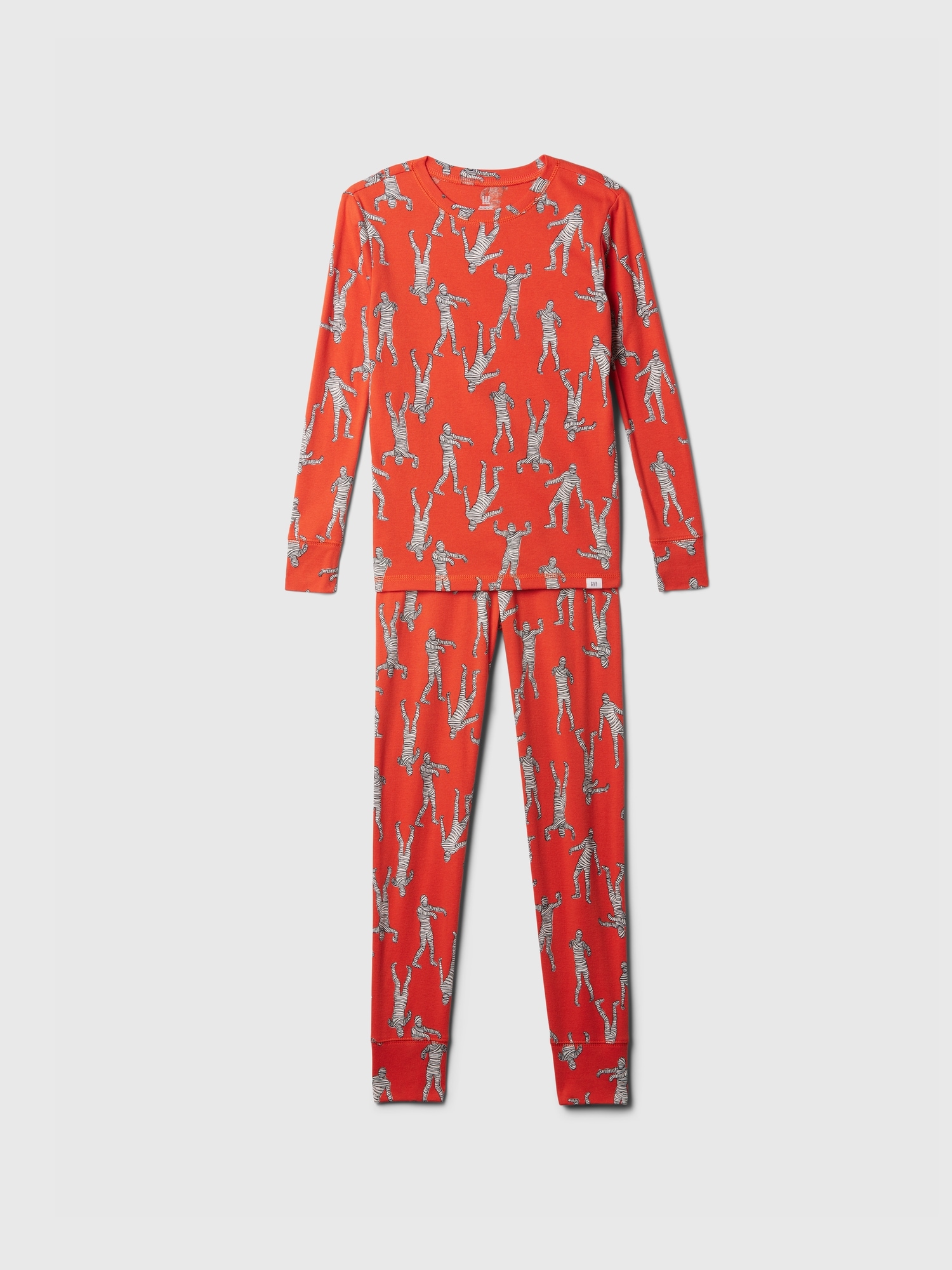 Kids Organic Cotton PJ Set - Orange