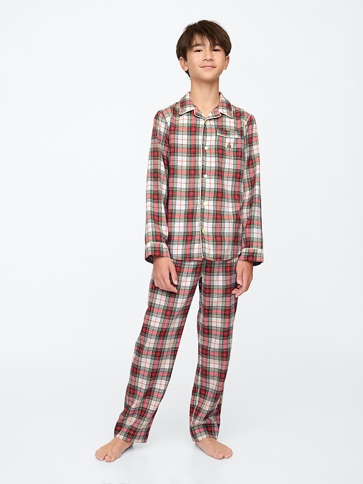 Image number 5 showing, Kids Recycled Flannel PJ set