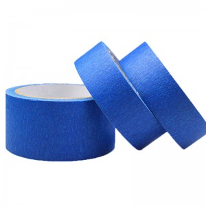 Rengê Xweseriya Crepe Paper Tape Masking Blue ya 3M2090 wekhev e