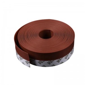 Weather Resistance 3M Adhesive Backing Silicone Door Seal Strip for Gap Sealing