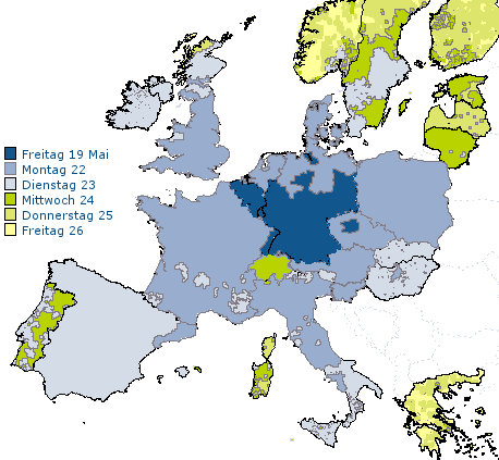 Lieferdatum des Artikels Duorama RELIEF Globus