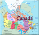 Mapa Canada