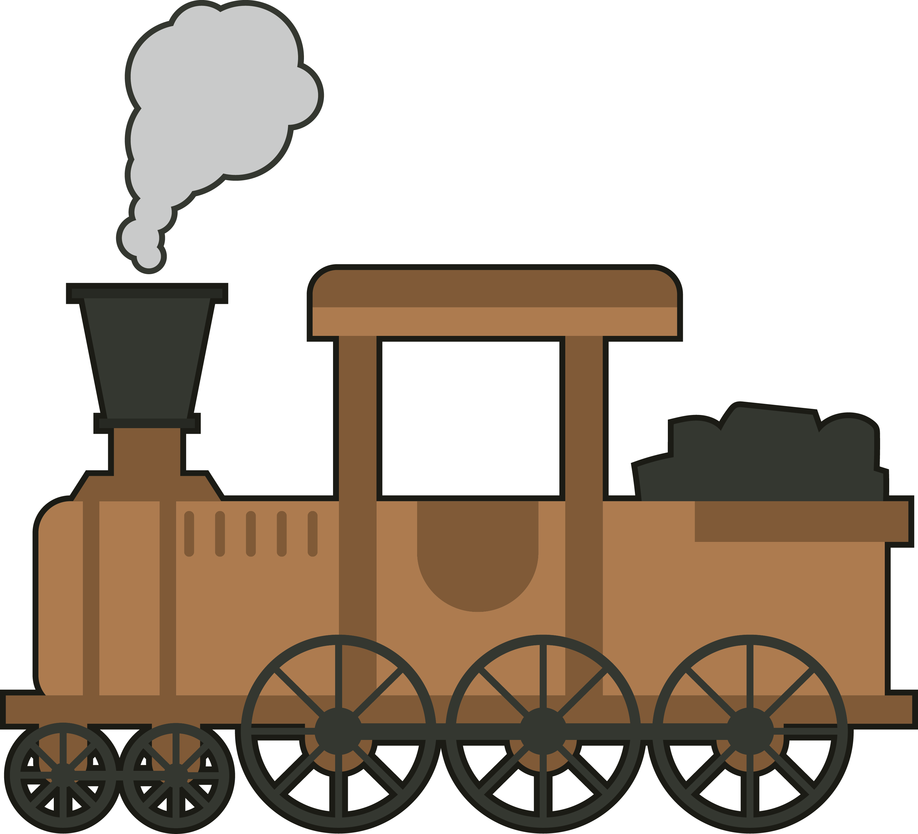 Train Clip Art SVG