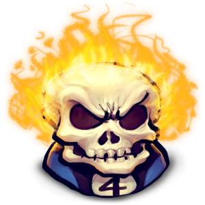 Ghost Rider Face PNG File PNG Clip art