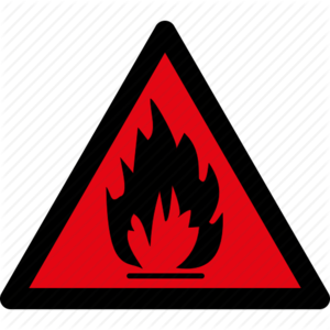 Flammable Sign PNG Pic PNG Clip art