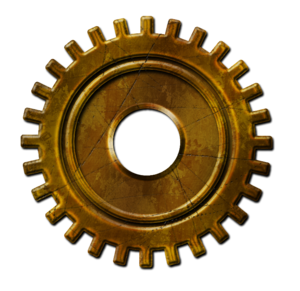 Steampunk Gear PNG File PNG Clip art