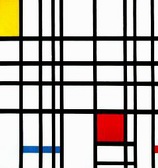 Composition with Red, Yellow and Blue by Piet Mondrian