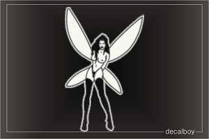 Fairy Topless Car Window Decal