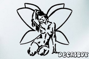 Fairy Clipart Car Window Decal