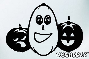 Halloween Pumpkins Car Window Decal