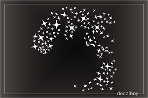 Pixie Dust Stars Car Window Decal