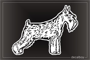 Schnauzer Car Window Decal