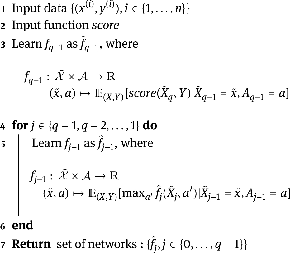 Algorithm 1 
              Learning value functions.
            