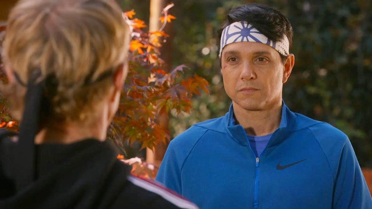 Ralph Macchio and William Zabka; Cobra Kai Season 3 finale.