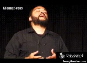 Gif avec les tags : Dieudo,fou,langue