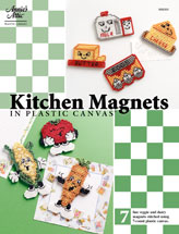 Kitchen Magnets in Plastic Canvas