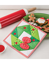 Holiday Wreath Pot Holder Quilt Pattern